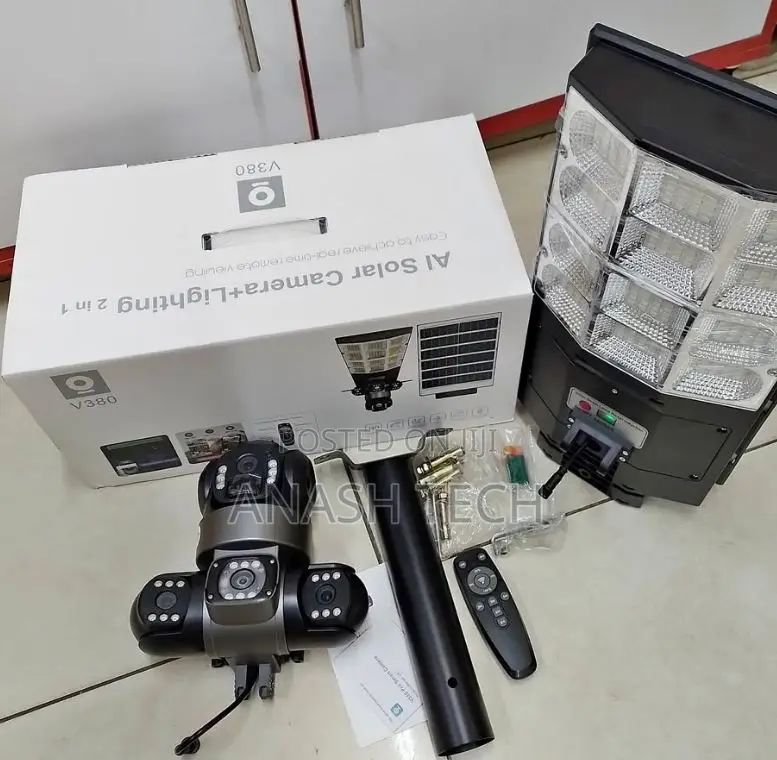 3 Eye Ultra Hd Wide 4g Triple Lens Floodlight Solar PTZ Camera