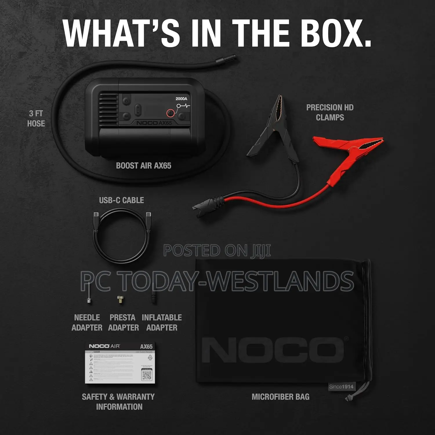 Noco Boost+Air Ax65: 2000a Jump Starter With Air Compressor