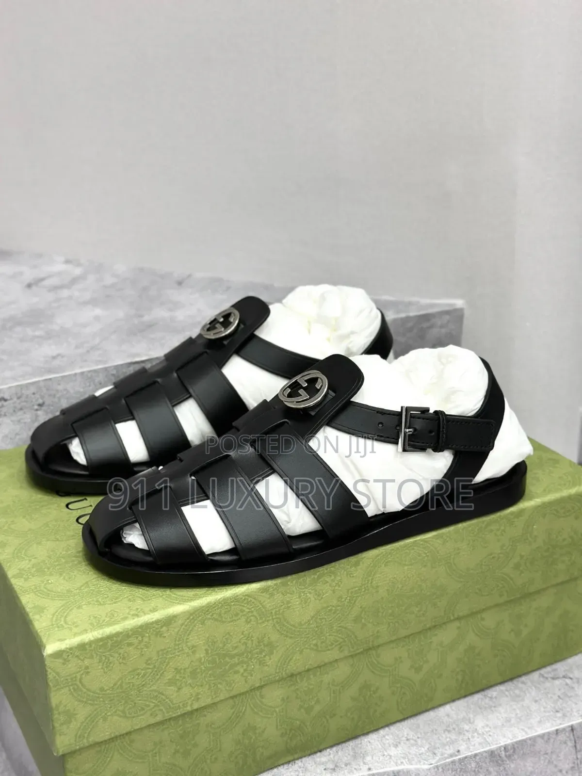 Gucci Rubber Fisherman Sandals