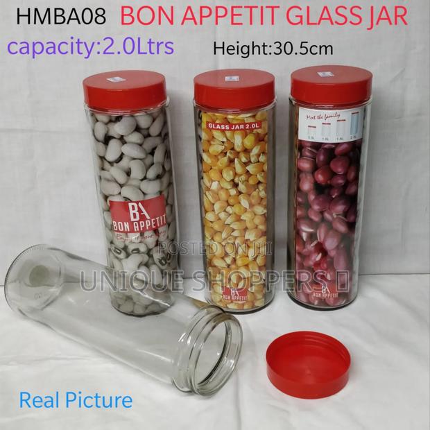 Bon Appetit Glass Storage Jar (Spaghetti) – 2.0ltrs - main view