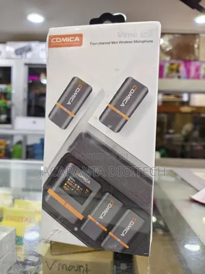 Comica Vimo Q 4-Channel Wireless Microphone System With Charging Case
