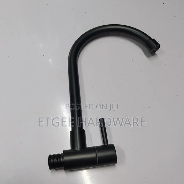 Black Kitchen Wall Tap Li