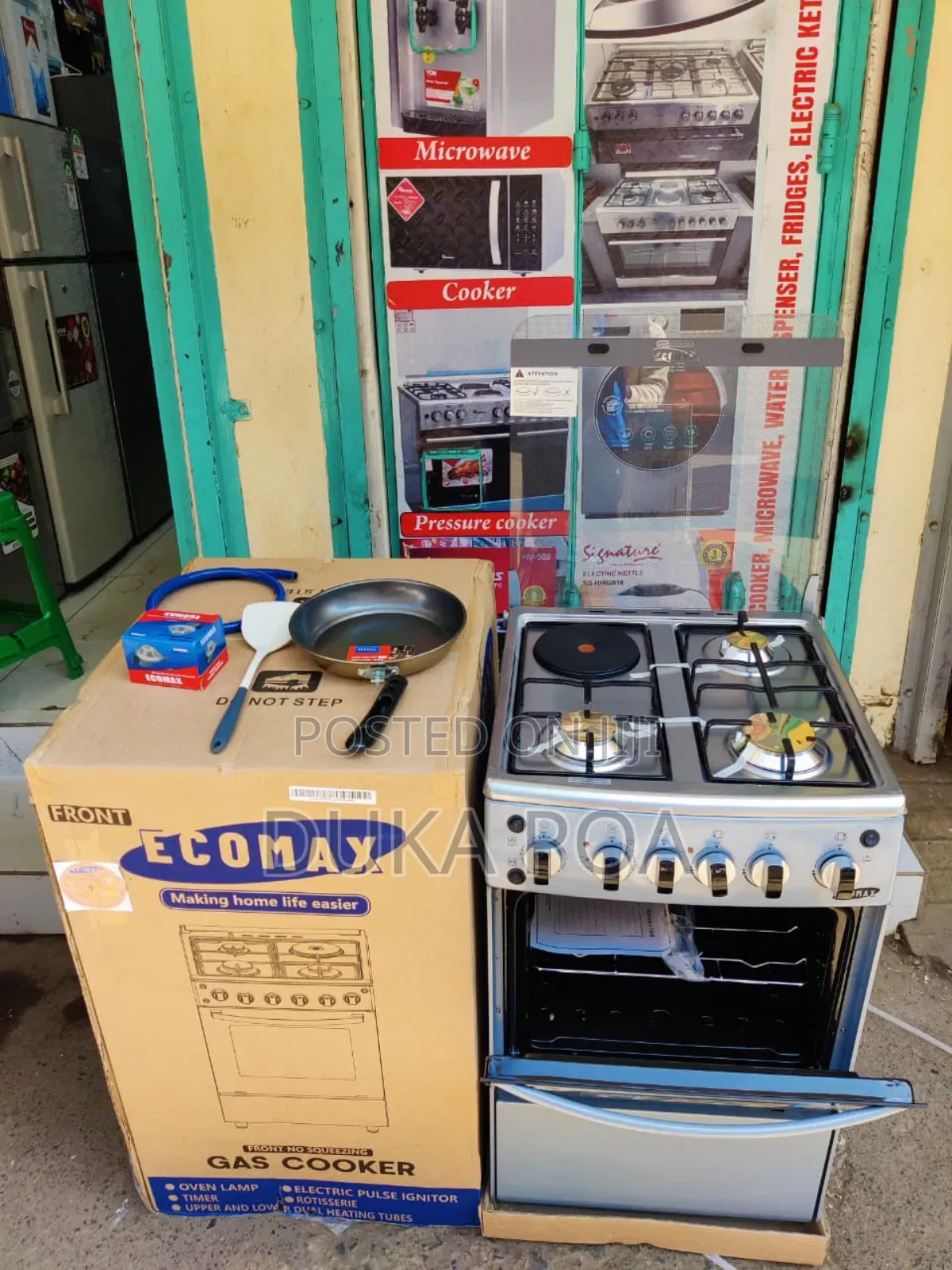 Standing Coomer Ecomax 3+1 50×55, Jet Burners With Free Gifts