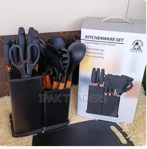 19 Pieces Set of Spoons Available in Black and Grey Only