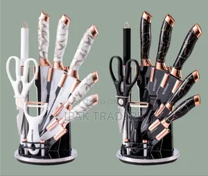 Marble Knife Set 9pcs