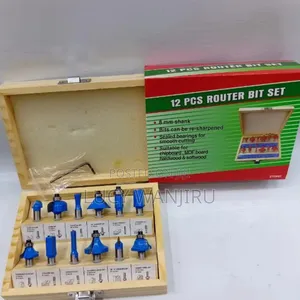 12 Pc Router Bit Set/ Router Bits