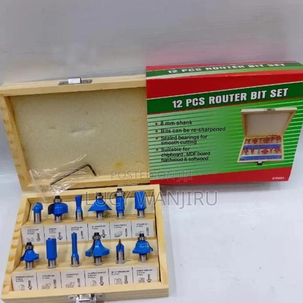 12 Pc Router Bit Set/ Router Bits - main view