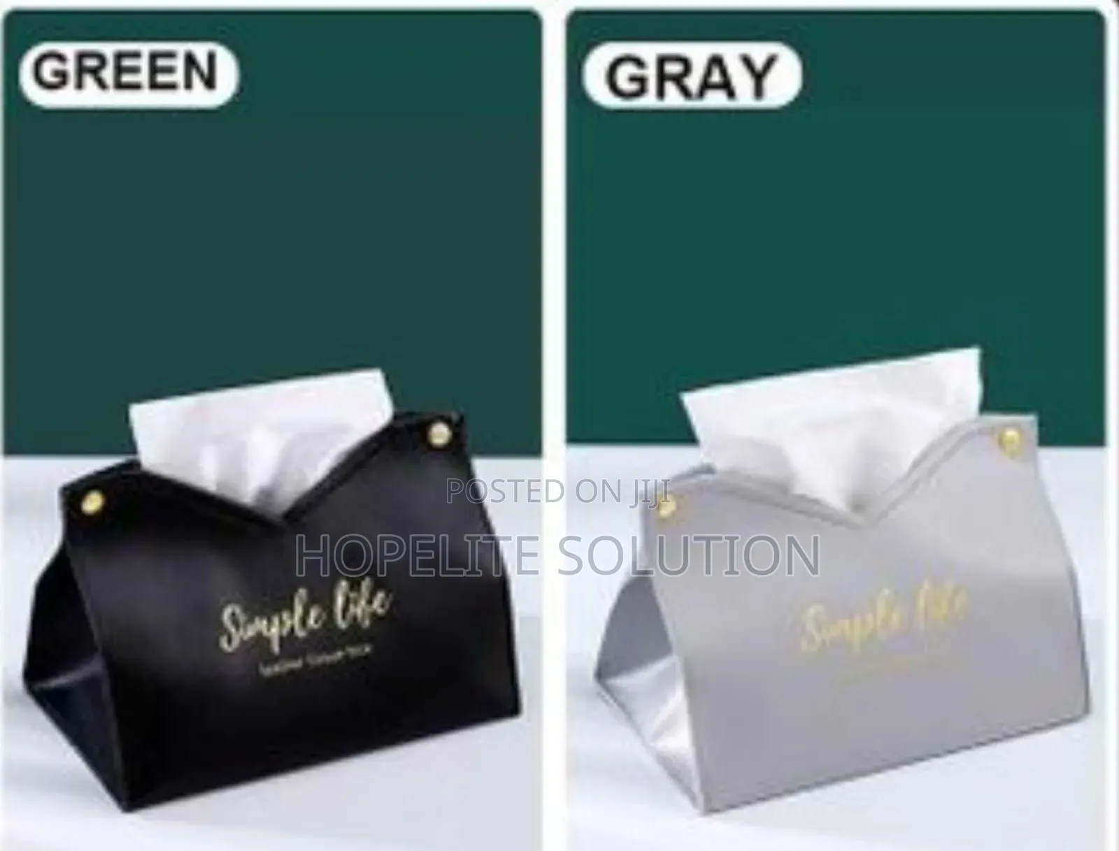 Simple Life Leather Serviette Holder