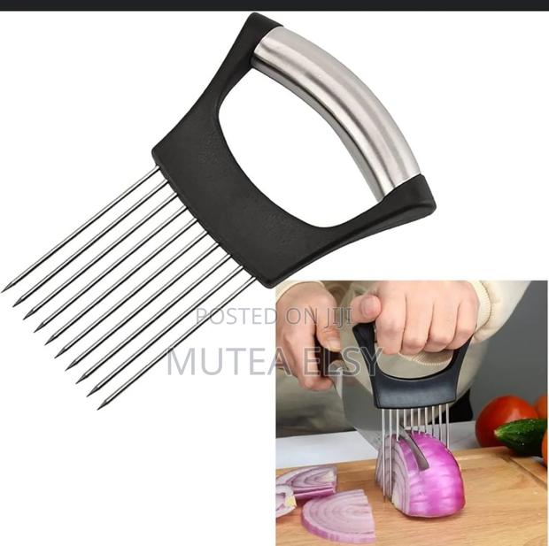 Black Multi Purpose Stainless Steel Vegetable Slicer,Meat Tenderizer . - thumbnail 3