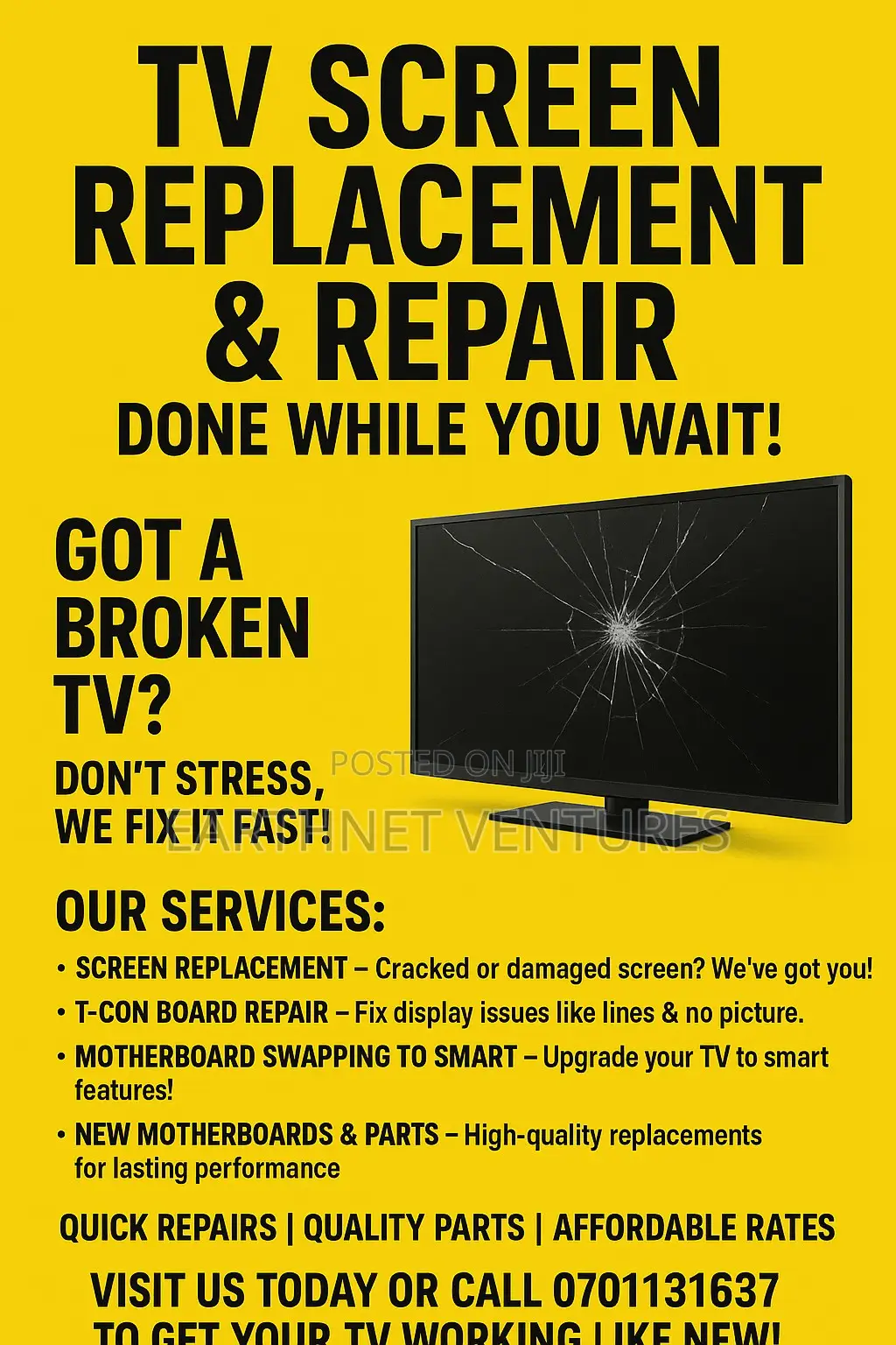 Tv Screen Replacement