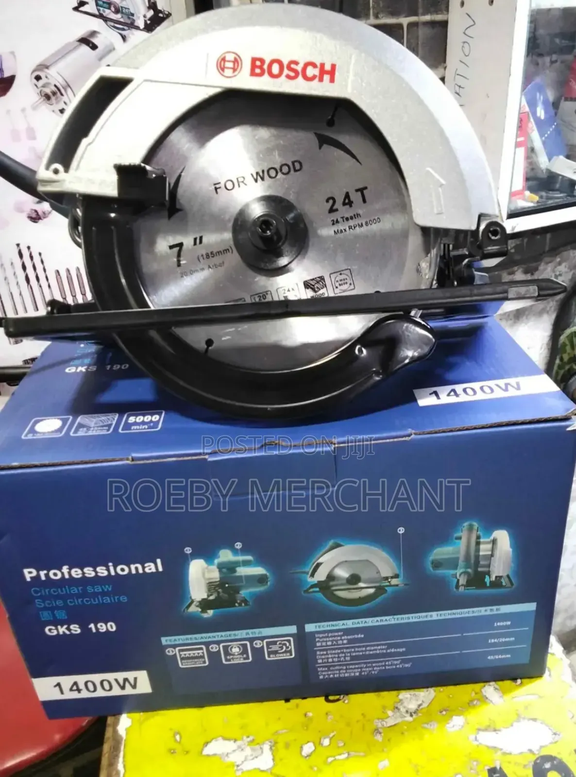 Bosch Circular Saw 7"/Commercial Bosch Circular Saw 1400 Watts