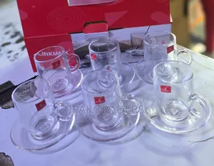 6 +6 240ml Cup/Glasses and Soucer