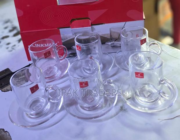 6 +6 240ml Cup/Glasses and Soucer