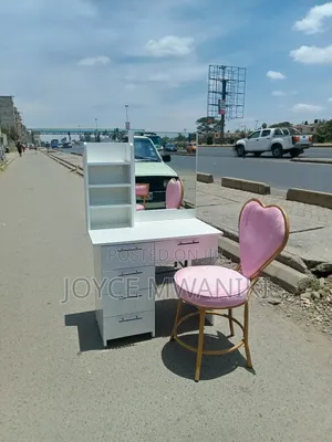 Makeup Desk or Dressing Table and Chair 