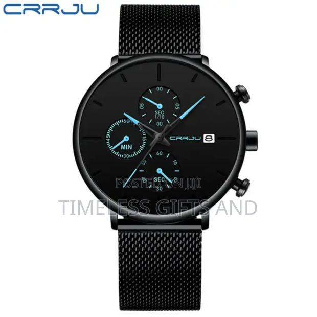 Minimalist Black Gift Watch for Men - thumbnail 2