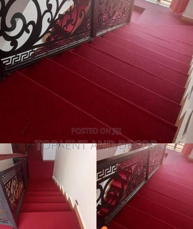 Cozy Stairs Floor Wall to Wall Carpet for Home Redecoration