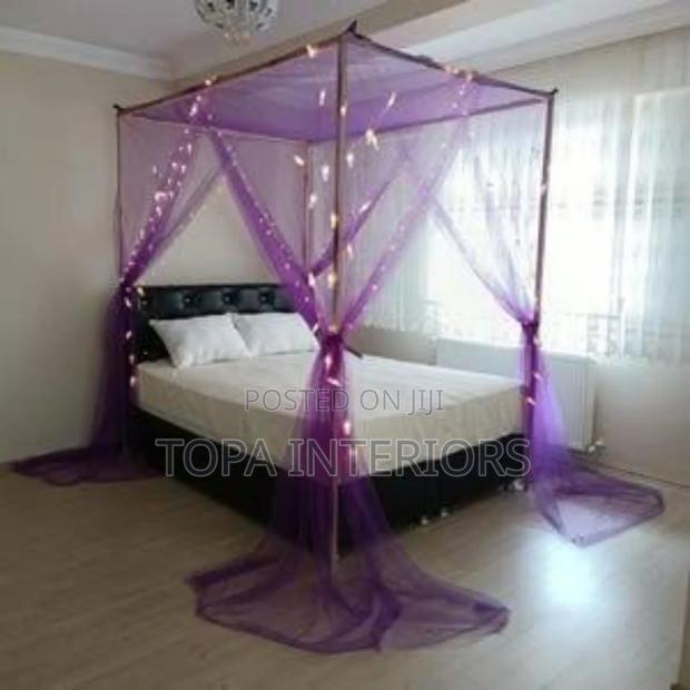 4by6 Purple 4 Stand Mosquito Nets