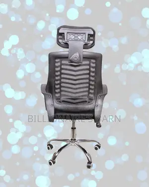 Quiet-Roll Secretarial Mesh Chair — Easy to Clean