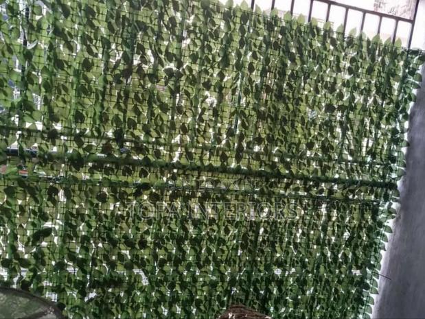 Wind Breaker Green Artificial Leafy Balcony Privacy Fence