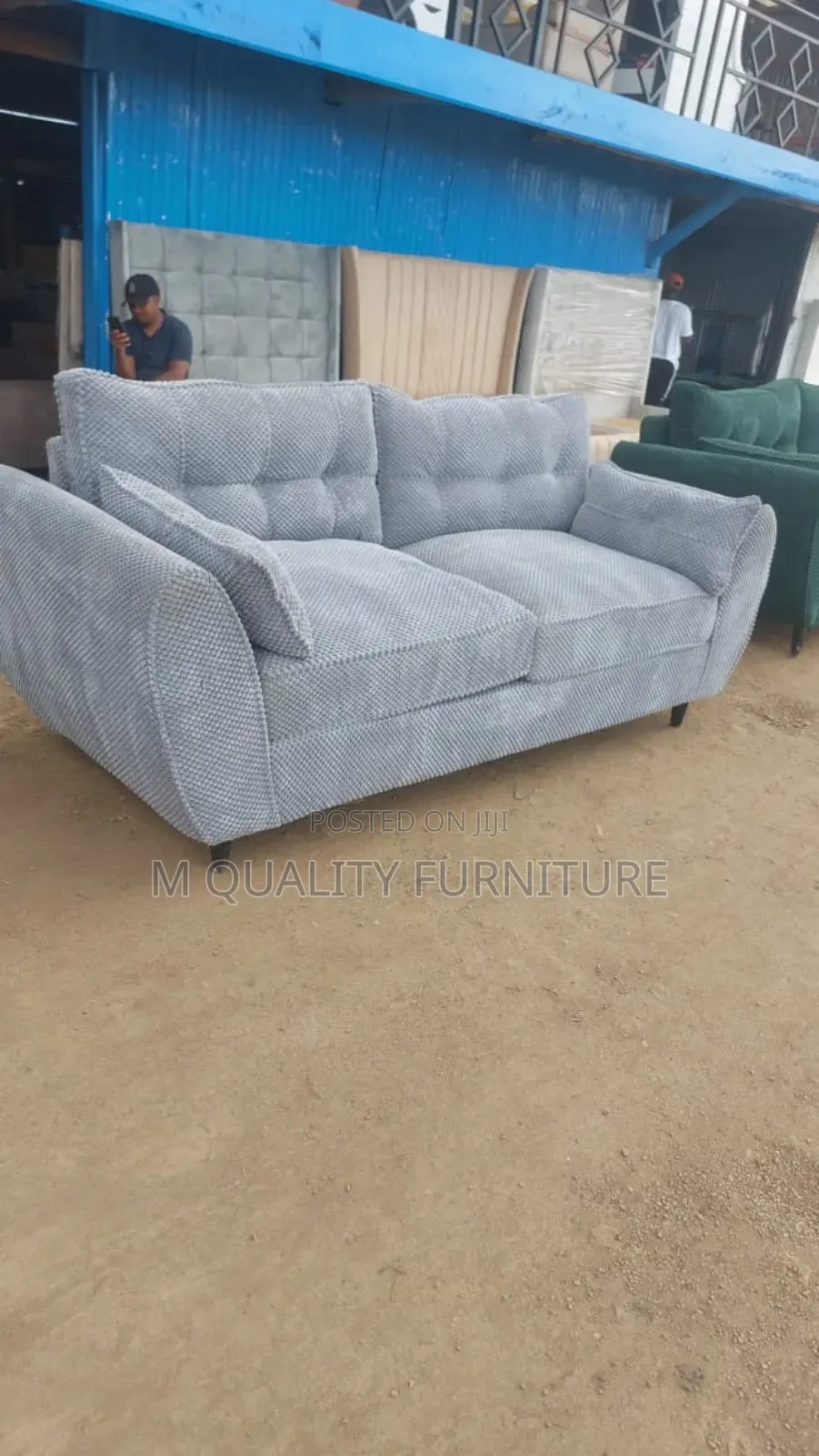 Gray 3 Seater Butterfly Sofa Sets