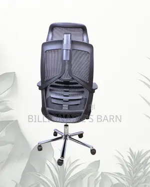 High Back Mesh Office Chair | Plush Nylon Castors