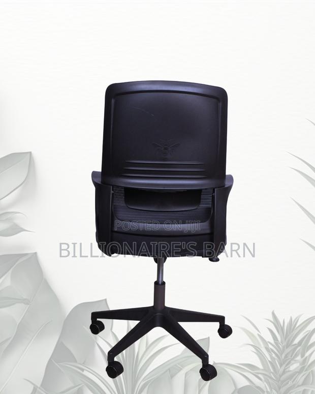 Pro-Grade Black Ergonomic Mesh Office Chair | Tilt Lock Mechanism - thumbnail 3