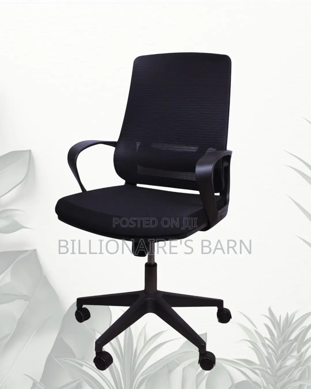 Pro-Grade Black Ergonomic Mesh Office Chair | Tilt Lock Mechanism