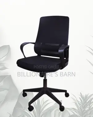 Pro-Grade Black Ergonomic Mesh Office Chair | Tilt Lock Mechanism