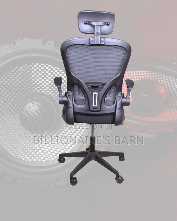 Adjustable Grey Ergonomic Office Chair | Lumbar Support - thumbnail 4