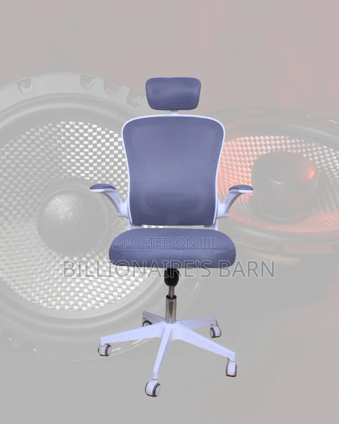 Pro-Grade White Ergonomic Office Chair — Great for Study or Work