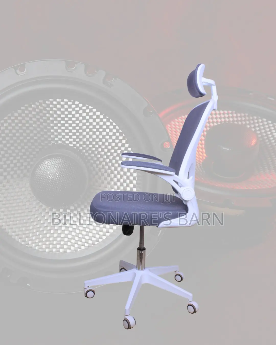 Pro-Grade White Ergonomic Office Chair — Great for Study or Work