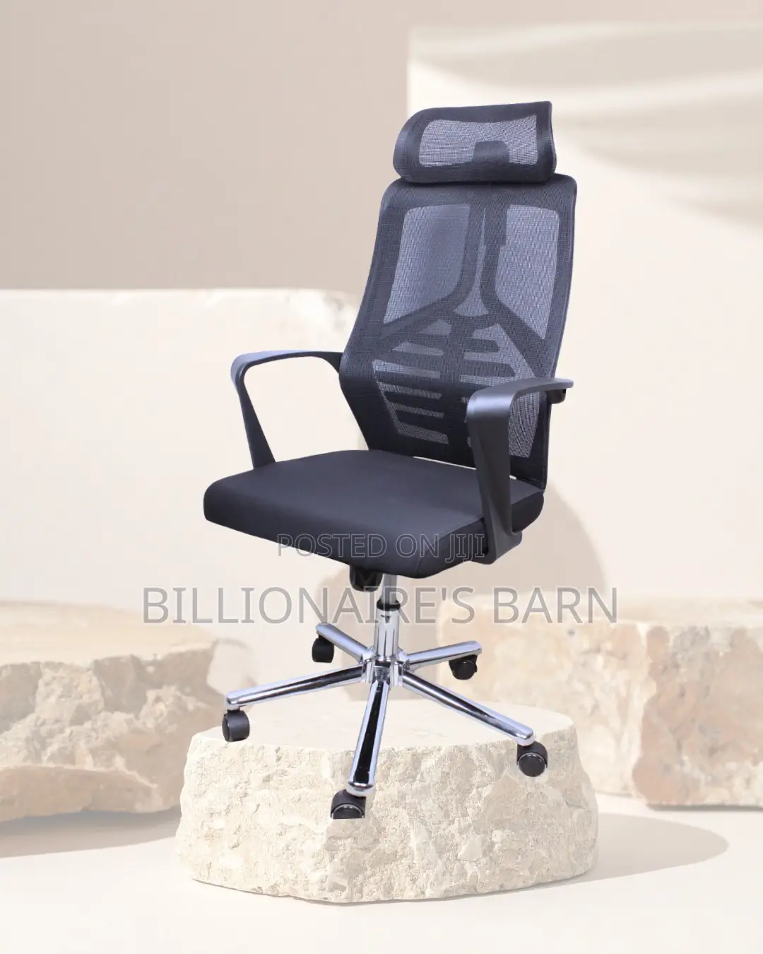 Ergonomic High Back Mesh Office Chair — Easy to Clean