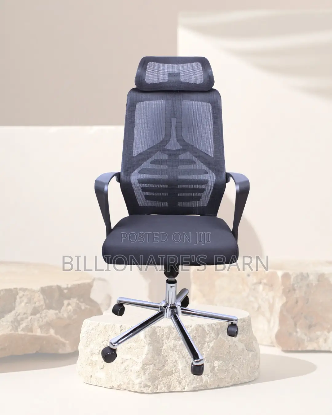 Ergonomic High Back Mesh Office Chair — Easy to Clean