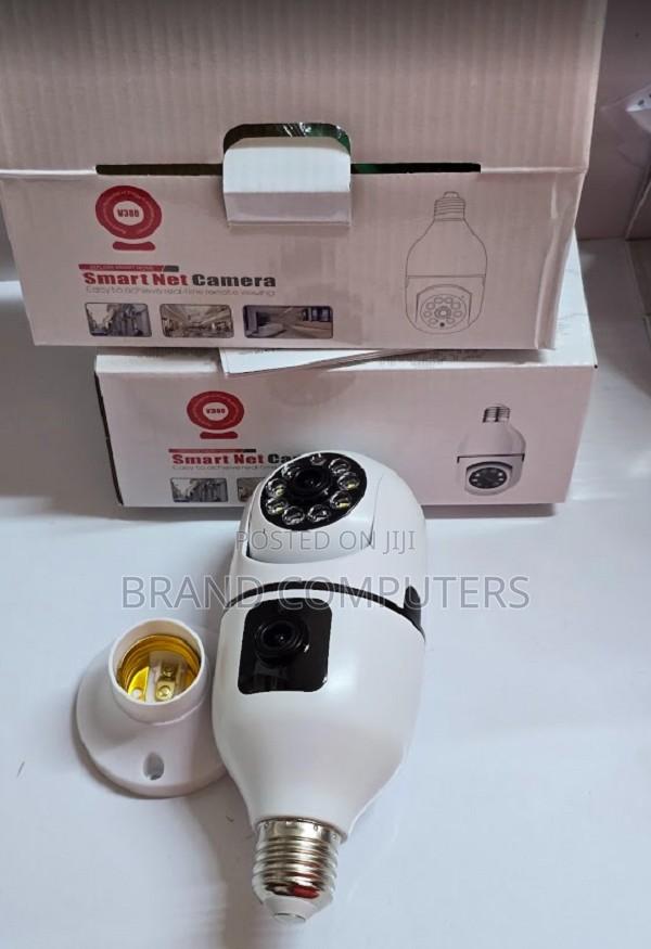 E27 Dual Lens Bulb Camera Wifi Surveillance