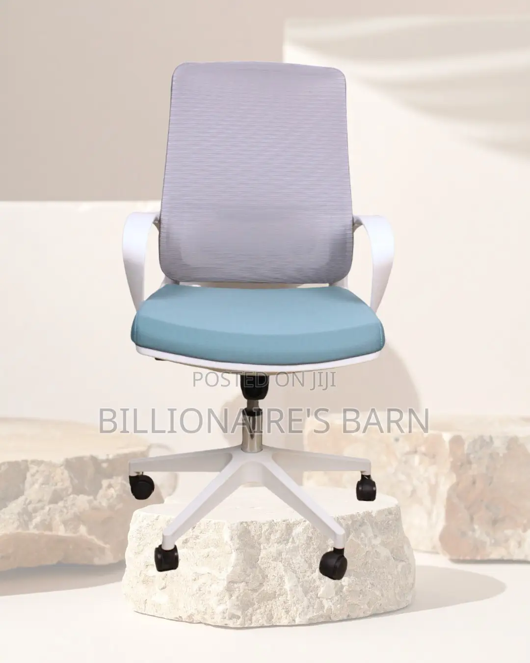 White Ergonomic Mesh Office Chair | Pro-Grade High-Density Foam Seat