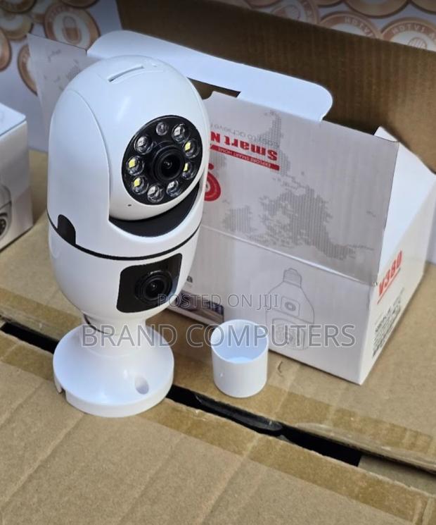V380 Wifi Smart Net Dual Bulb PTZ Camera Dual Lens Bulb Camera