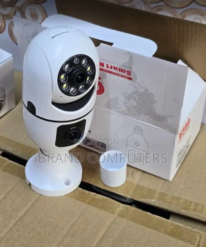 V380 Wifi Smart Net Dual Bulb PTZ Camera Dual Lens Bulb Camera