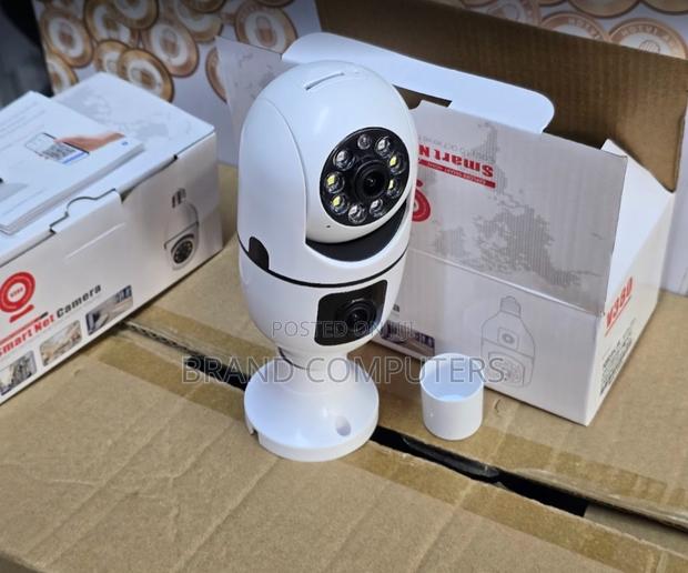 V380 Double Lens PTZ Bulb Wifi Camera