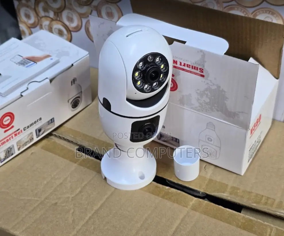 V380 Double Lens PTZ Bulb Wifi Camera