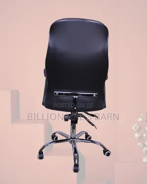 Executive Leather Office Chair | Quiet-Roll Steel Frame