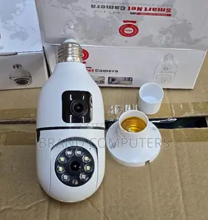 Wireless Dual Lens Wifi Bulb Camera