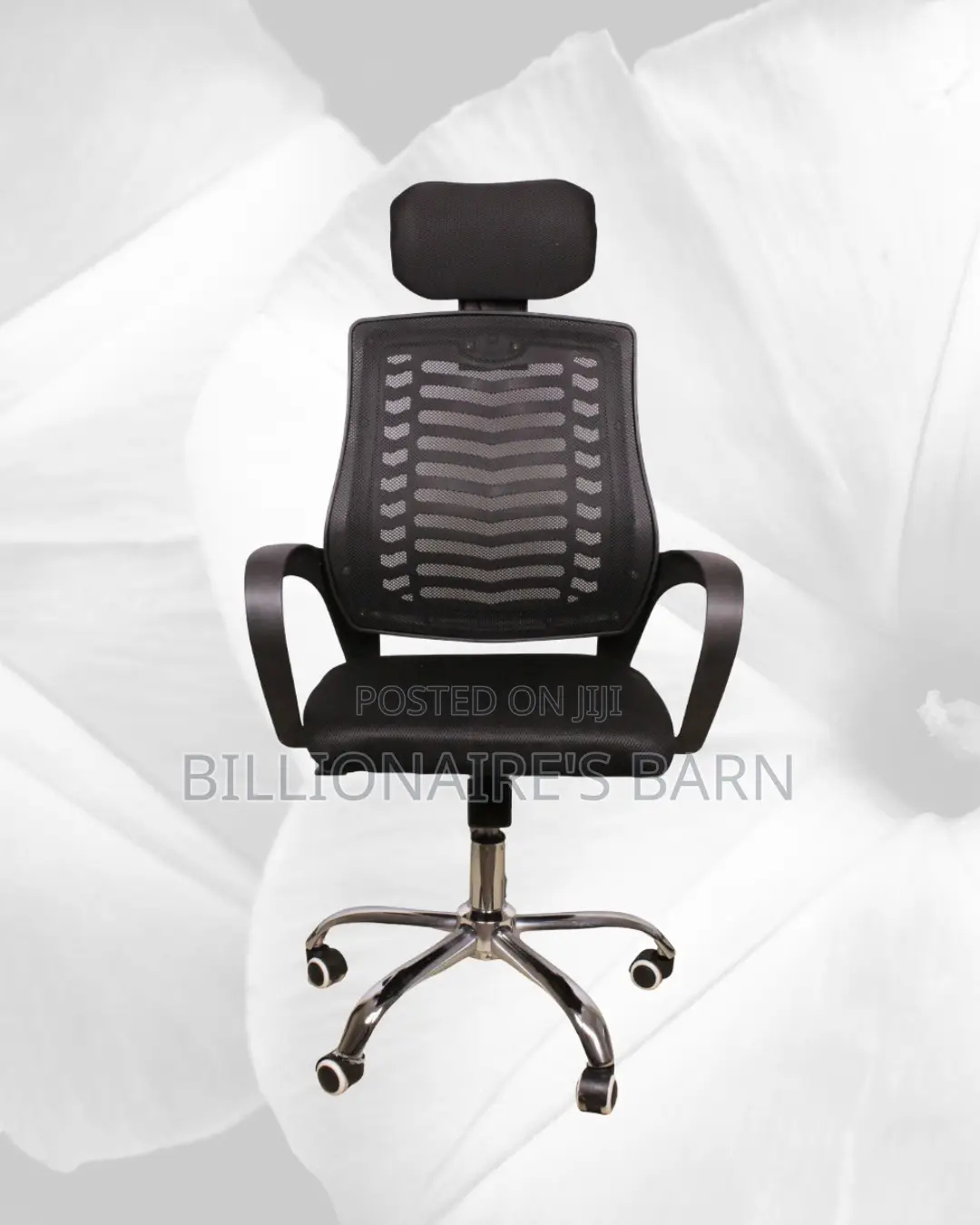 Modern Secretarial Mesh Chair — Ideal for Long Zoom Sessions