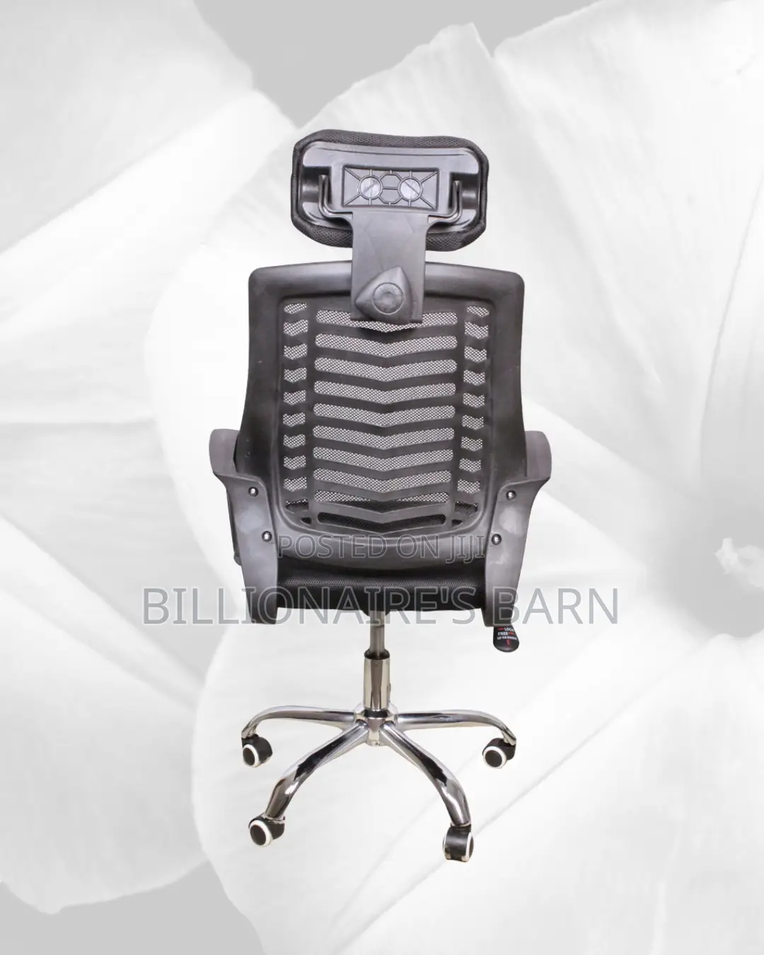 Modern Secretarial Mesh Chair — Ideal for Long Zoom Sessions