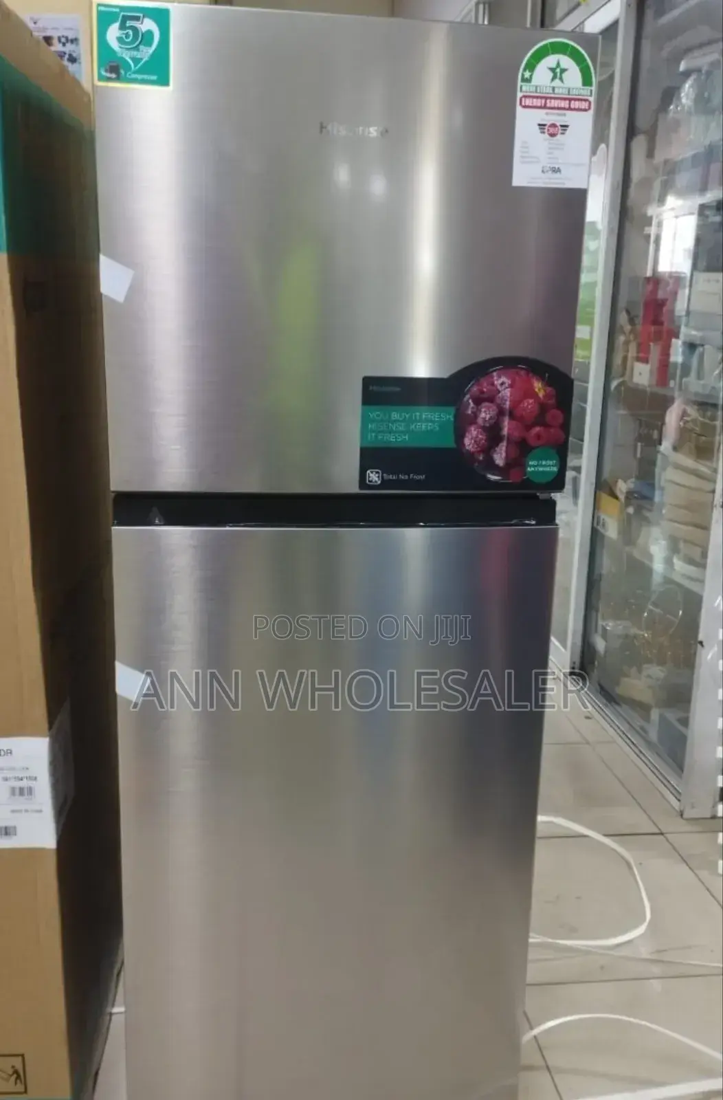 Hisense 203litres Fridge Double Door Non Frost