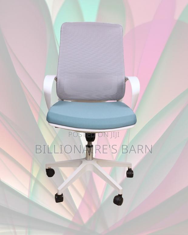 White Ergonomic Mesh Office Chair (Supportive) — Offer Valid This Week - thumbnail 3
