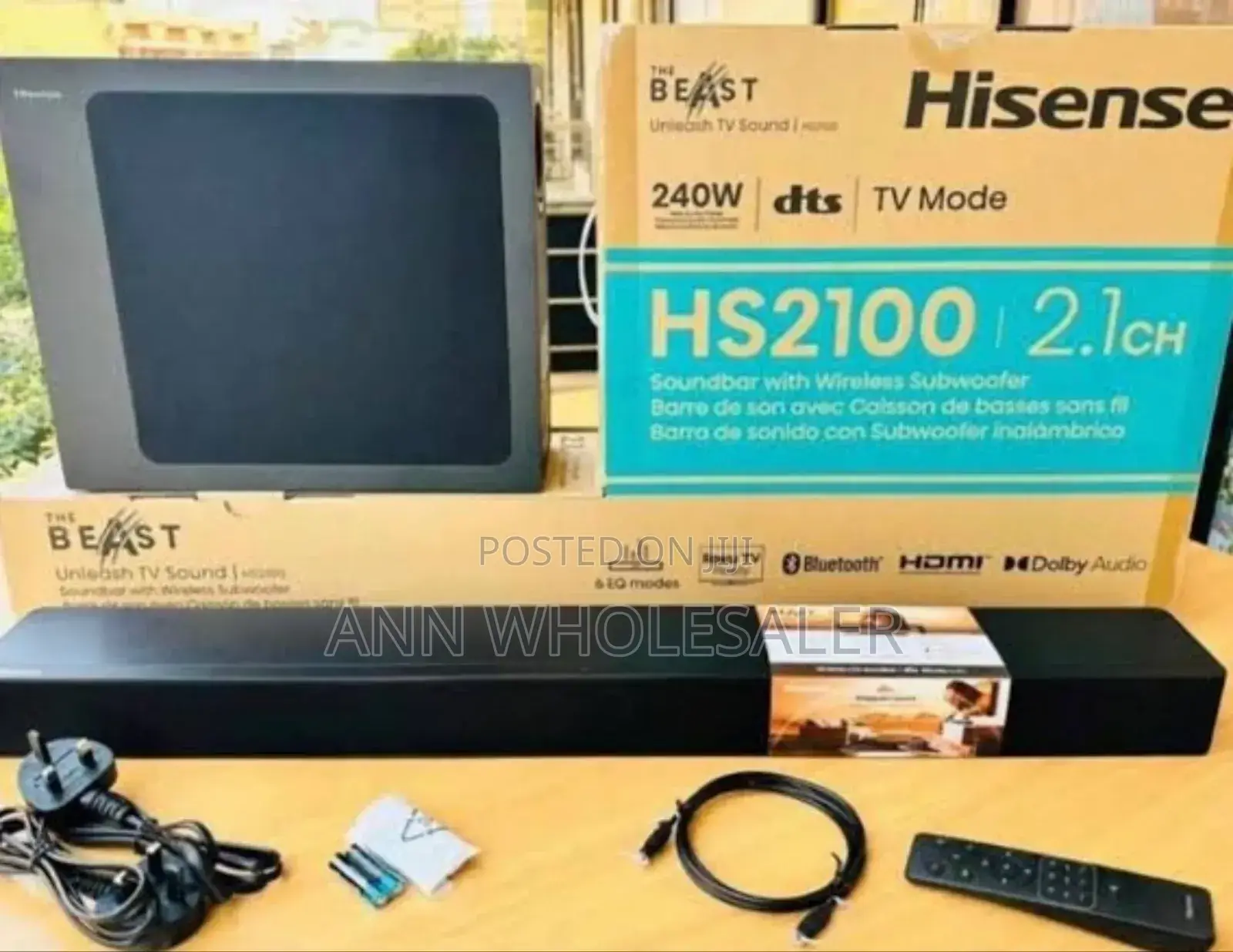 Hisense Sounds Bar  Hs2100