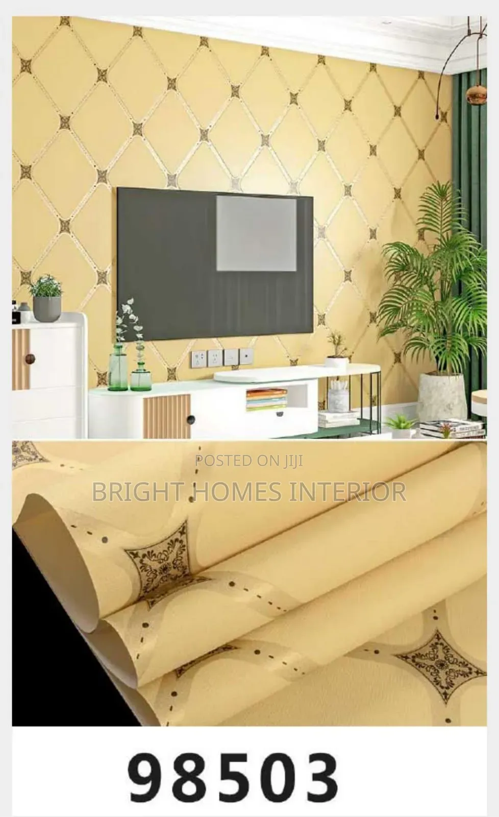 Cream Yellow Wallpaper Available
