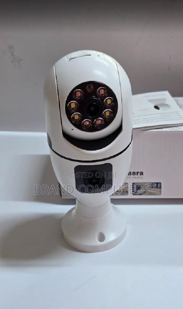 Wireless Dual Lens Wifi Bulb Camera With Audio Full Color - main view