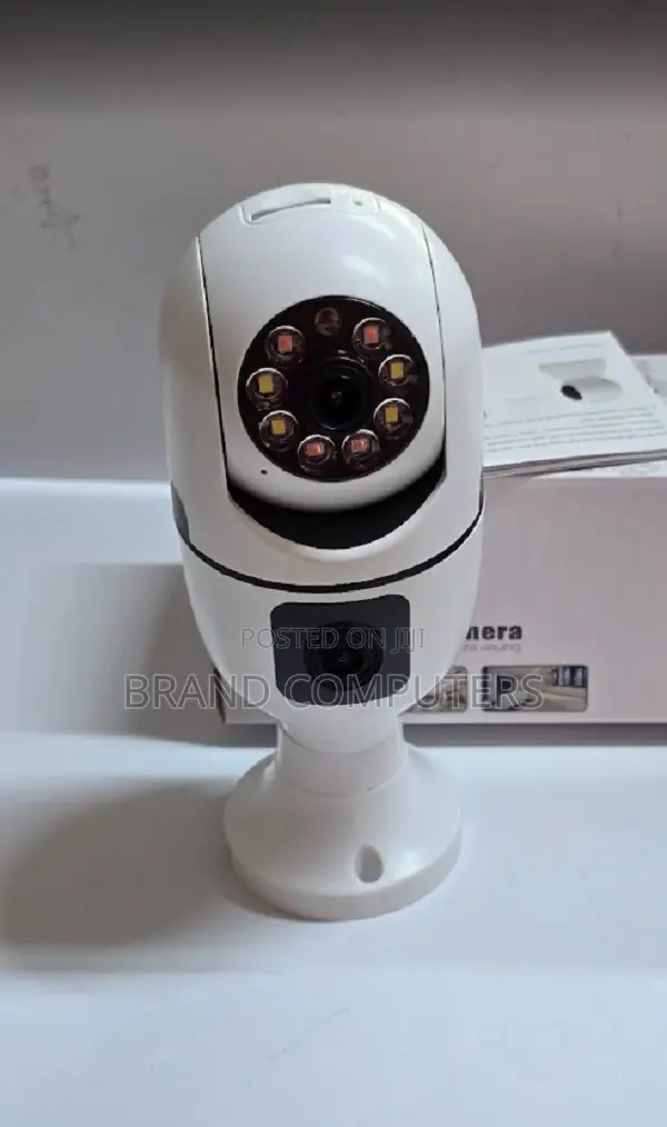 Wireless Dual Lens Wifi Bulb Camera With Audio Full Color