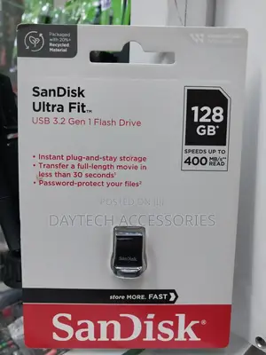 Sandisk 128gb Ultra Fit Usb 3.1 Flash Drive - Sdcz430-128g-G46